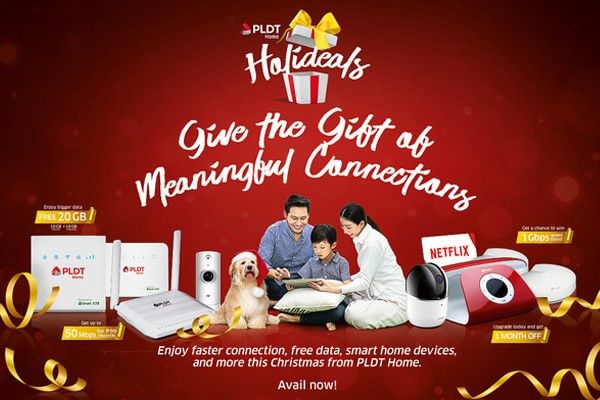 PLDT Home gives subscribers the gift of meaningful connections with Holideals