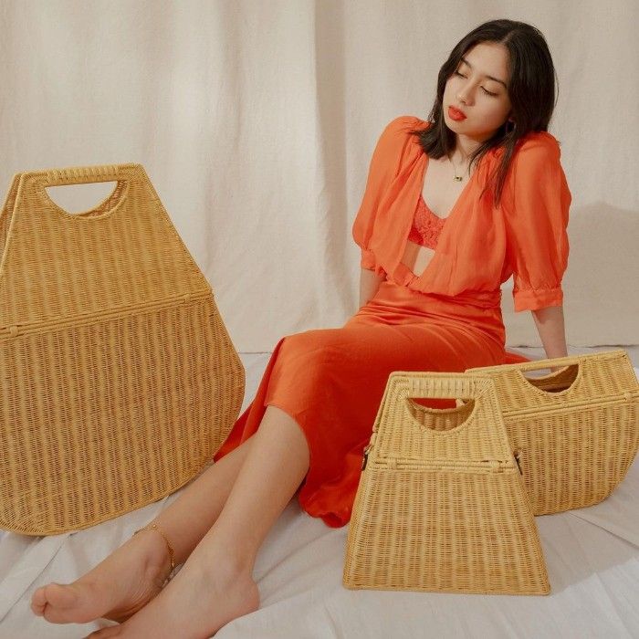 Dimples Romana's teen daughter launches rattan bag line