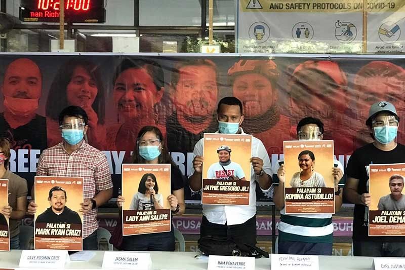 'Sana all': Groups press for freedom of five 'HRDay 7' still in detention