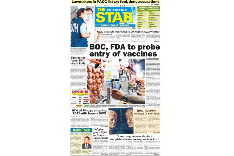 The STAR Cover (December 30, 2020)
