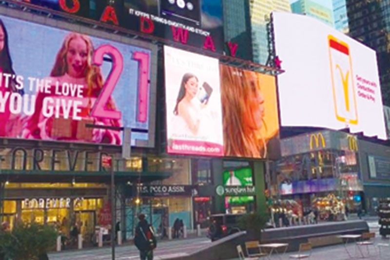 Billboard ni Heart, lumantad sa Times Square
