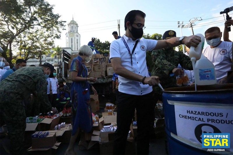 Manila destroys fake meds, beauty products