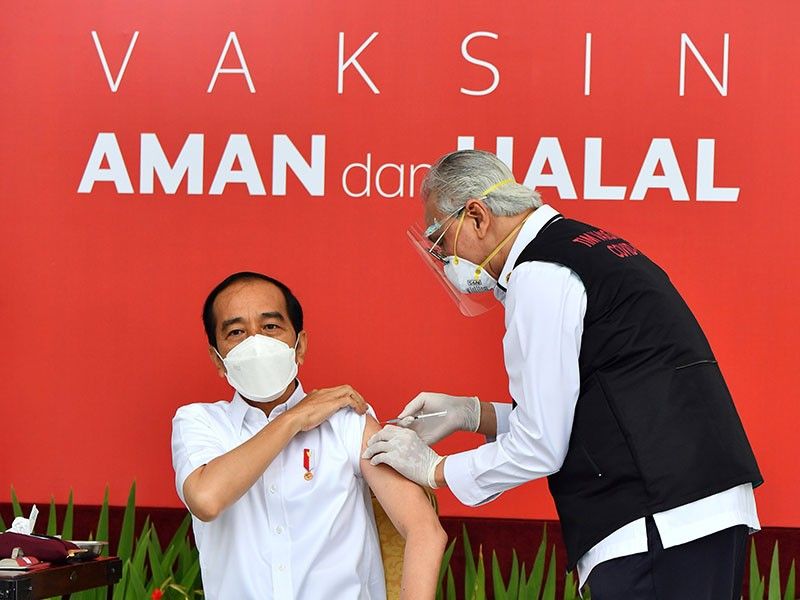 Indonesia's Widodo gets nation's first coronavirus jab