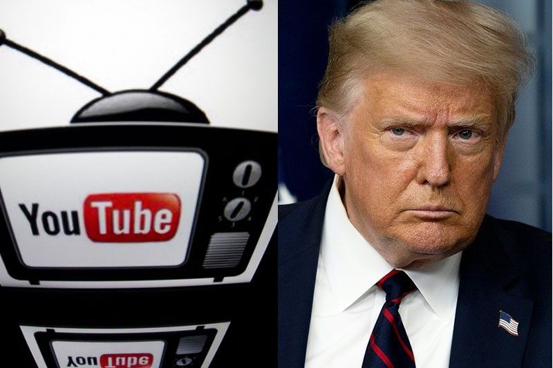 YouTube suspends Trump channel for week over violence fears
