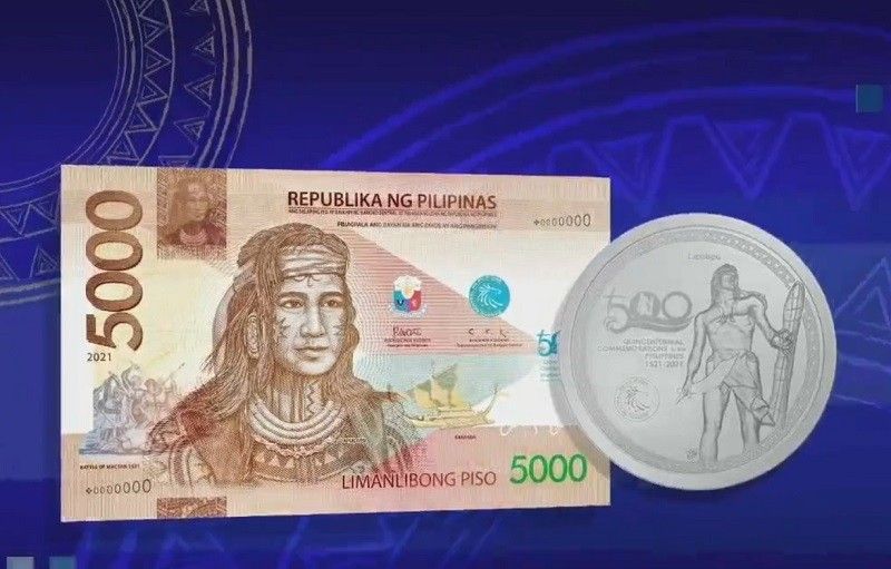 Lapu-Lapu bida sa bagong P5,000 commemorative bill ng BSP