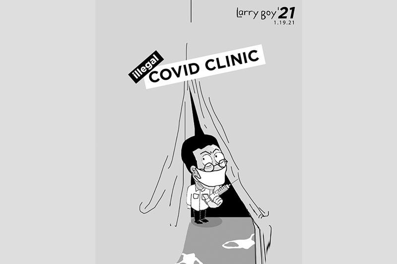 EDITORYAL - Illegal COVID-19 clinic para sa POGO workers