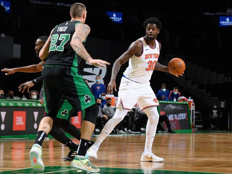 Knicks thump Celtics, spoil Kemba Walker's NBA return