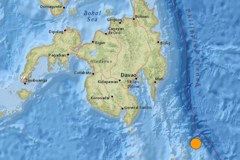 7.0-magnitude quake strikes off Mindanao: USGS