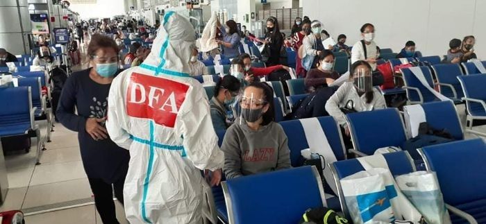 DFA says it repatriated 4,549 overseas Filipinos last week