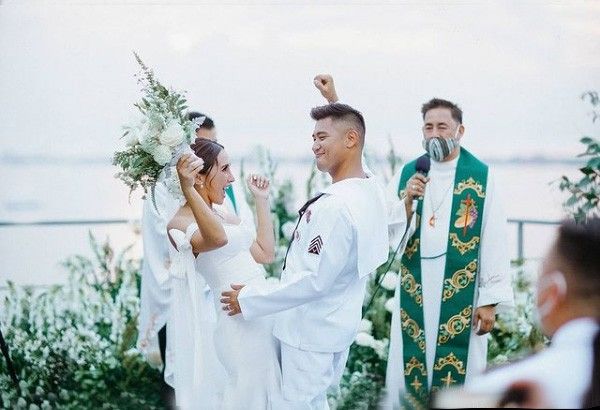Rocco Nacino, Melissa Gohing share details of navy-inspired wedding