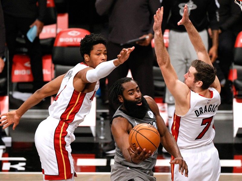 Harden leads Nets over Heat; LeBron sparks Lakers