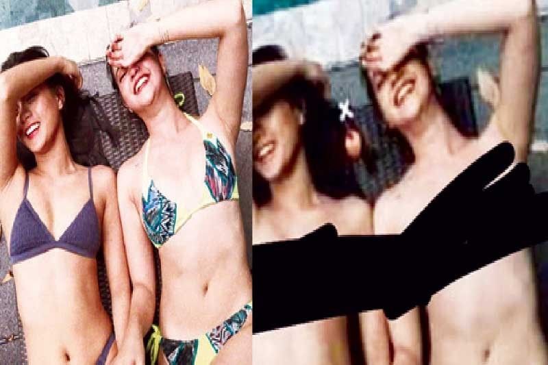 Umaapaw ang galit Sue tinawag na demonyo sa lupa ang mga nagkaLat ng photos nila ni Maris na nakabuyangyang ang boobs!