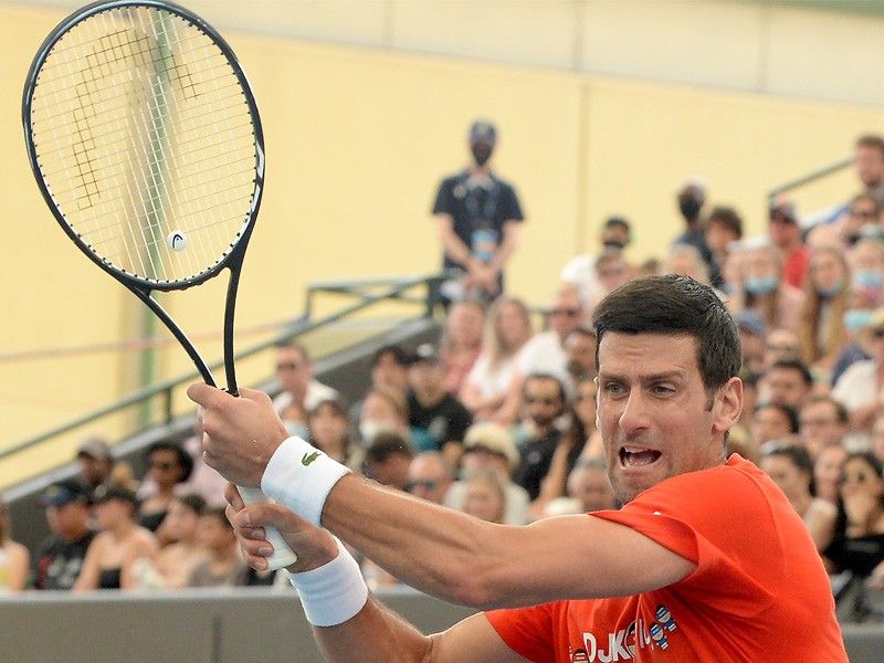 Injury scare as Djokovic plays through pain in Adelaide