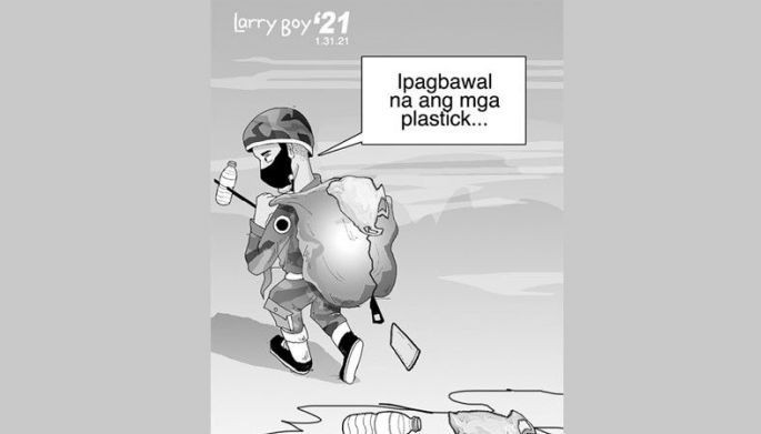 EDITORYAL - Ibawal, paggamit ng plastik