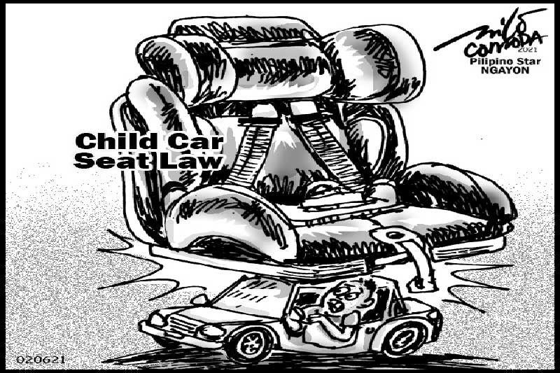EDITORYAL - Huwag munang ipatupad ang Child Car Seat Law