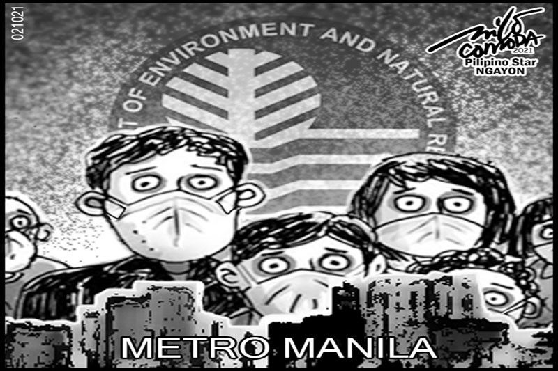EDITORYAL - Air pollution sa Metro Manila grabe na, kilos DENR!