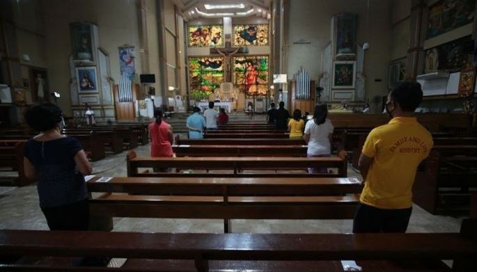 50% kapasidad sa religious gatherings pinayagan na
