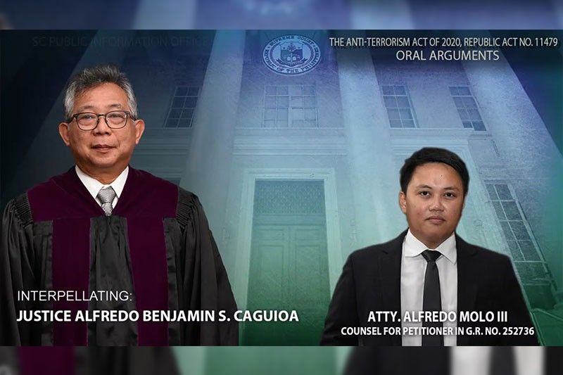 Justice Caguioa asks: Is detention under Anti-Terrorism Act similar to a warrant?