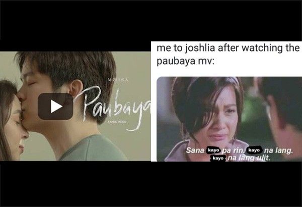 'Sana kayo na lang ulit': Netizens react to JoshLia's 'Paubaya' MV with funny memes