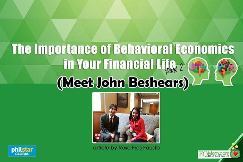 The importance of Behavioral Economics in your financial life Part 2 (Meet John Beshears)