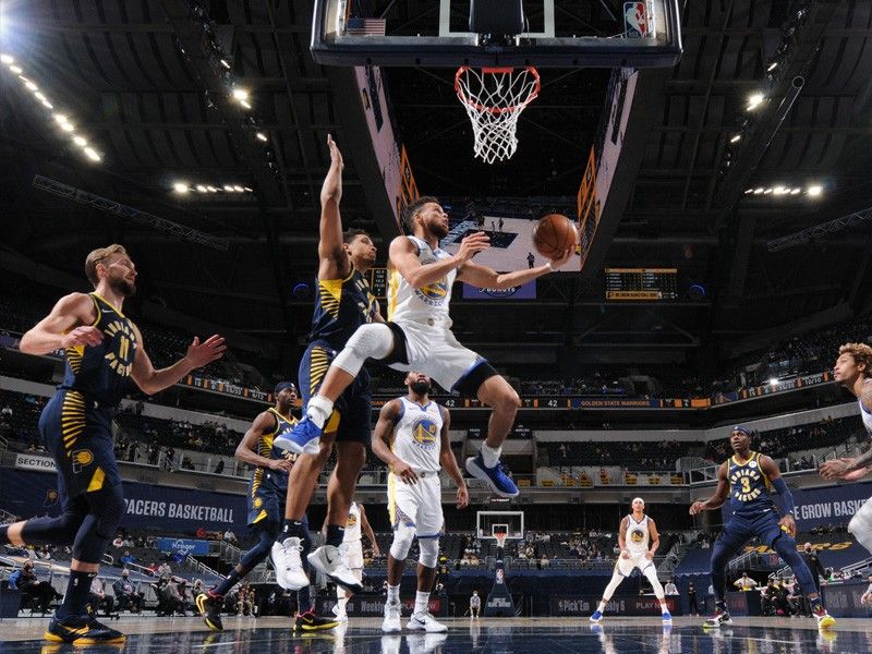 Warriors hold off Nets, Thunder stun NBA champion Nuggets