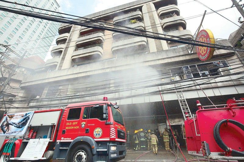 Fire breaks out in Greenhills