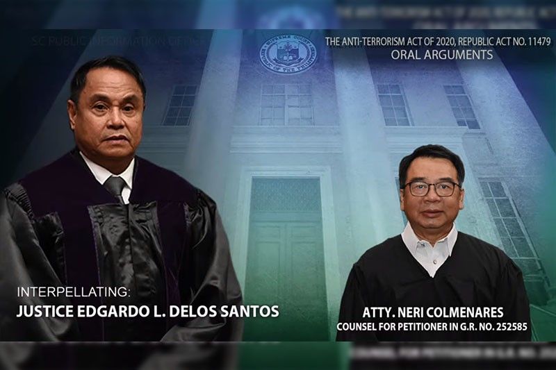 Colmenares tells SC: Authorities 'not helpless' against terrorists without anti-terrorism law