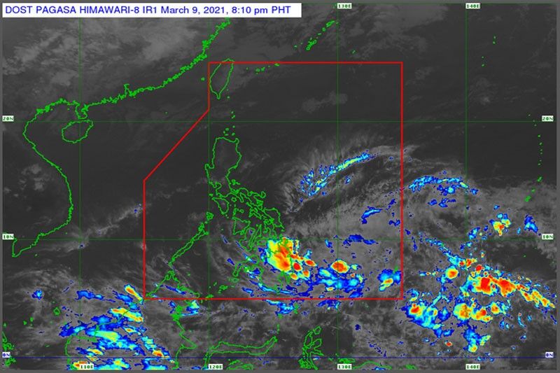 Low-pressure area spotted off Davao