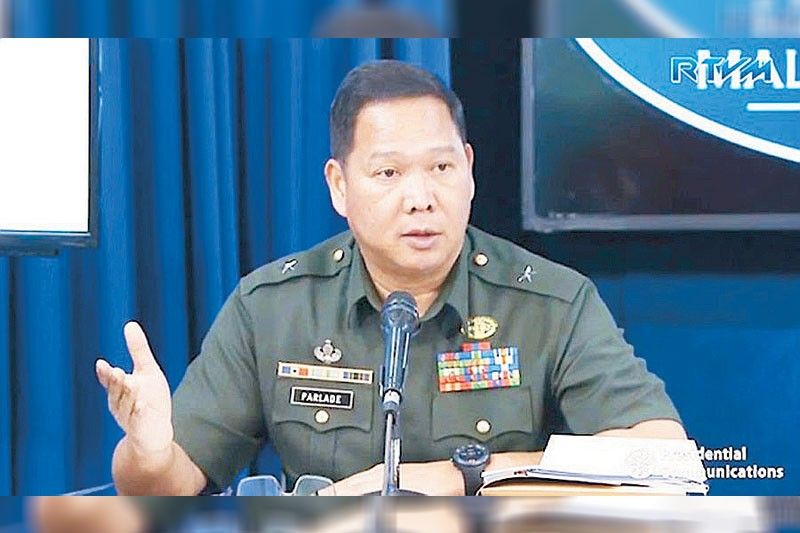 Parlade stays, says DND chief