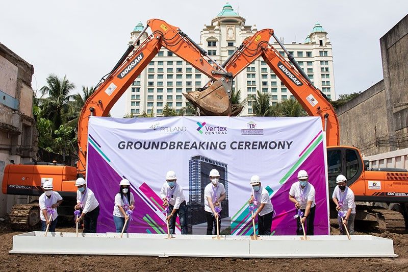 Breaks ground on Vertex Central: Priland catches up on delayed projects