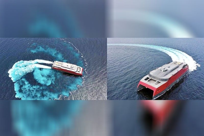 Philippine-made high-speed ferry sails for Denmark