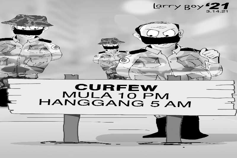 EDITORYAL - Curfew sa Metro