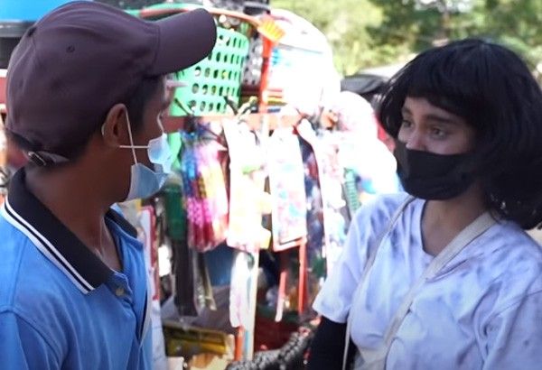 'Pag nagbigay ng P10, gagawing kong P10,000': Ivana Alawi disguises as beggar to give away cash