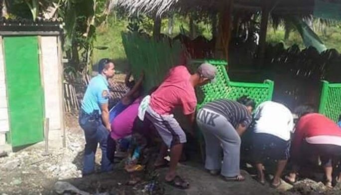 Mga residente sa bukirang barangay nagtinabangay