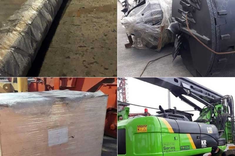 Undervalued construction equipment seized in Cebu