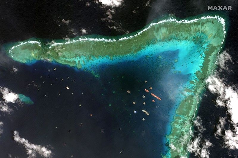 Chinese ships mooring in Julian Felipe Reef since December 2020 â�� report