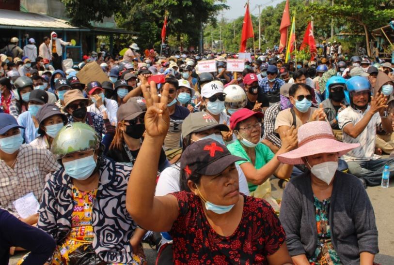 Scores dead as Myanmar junta puts on show of force