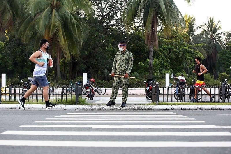 Jogging, biking allowed, gyms still closed in areas under MECQ