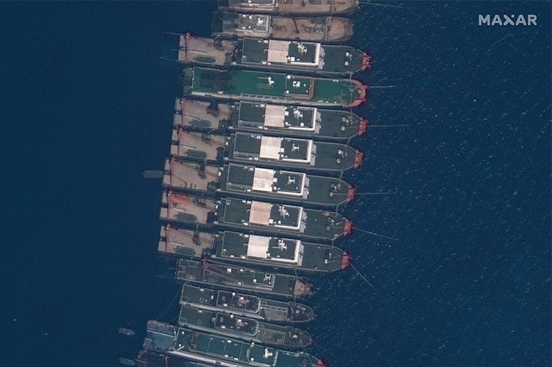 Chinese ships remain in Julian Felipe Reef, disperse to other West Philippine Sea areas
