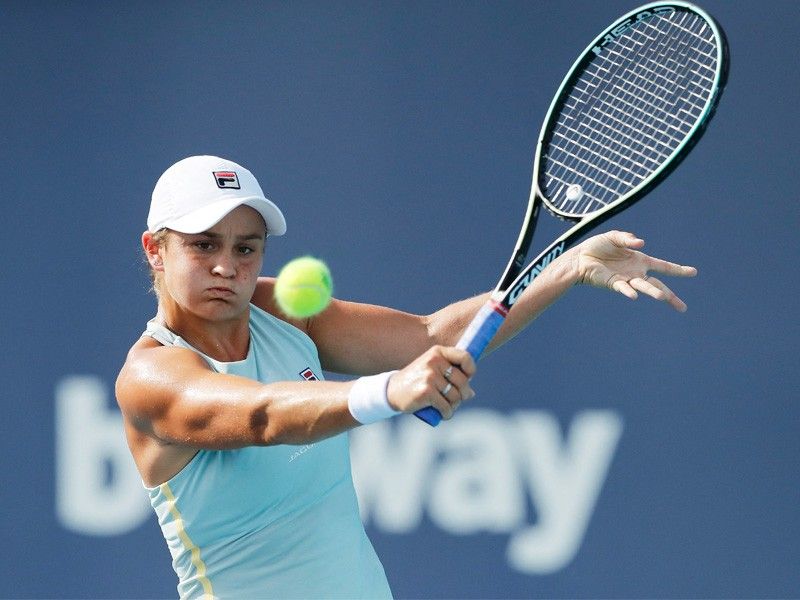 Defending champ Barty reaches Miami Open final