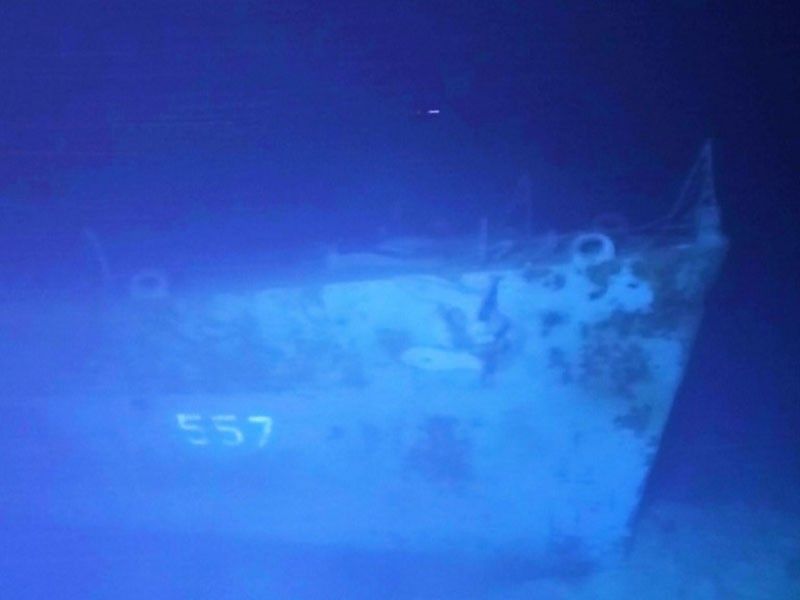 'Deepest wreck dive' reaches US WWII ship off Samar