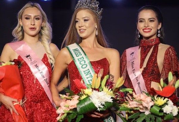 Philippines' Kelley Day 1st runner-up at Miss Eco International 2021