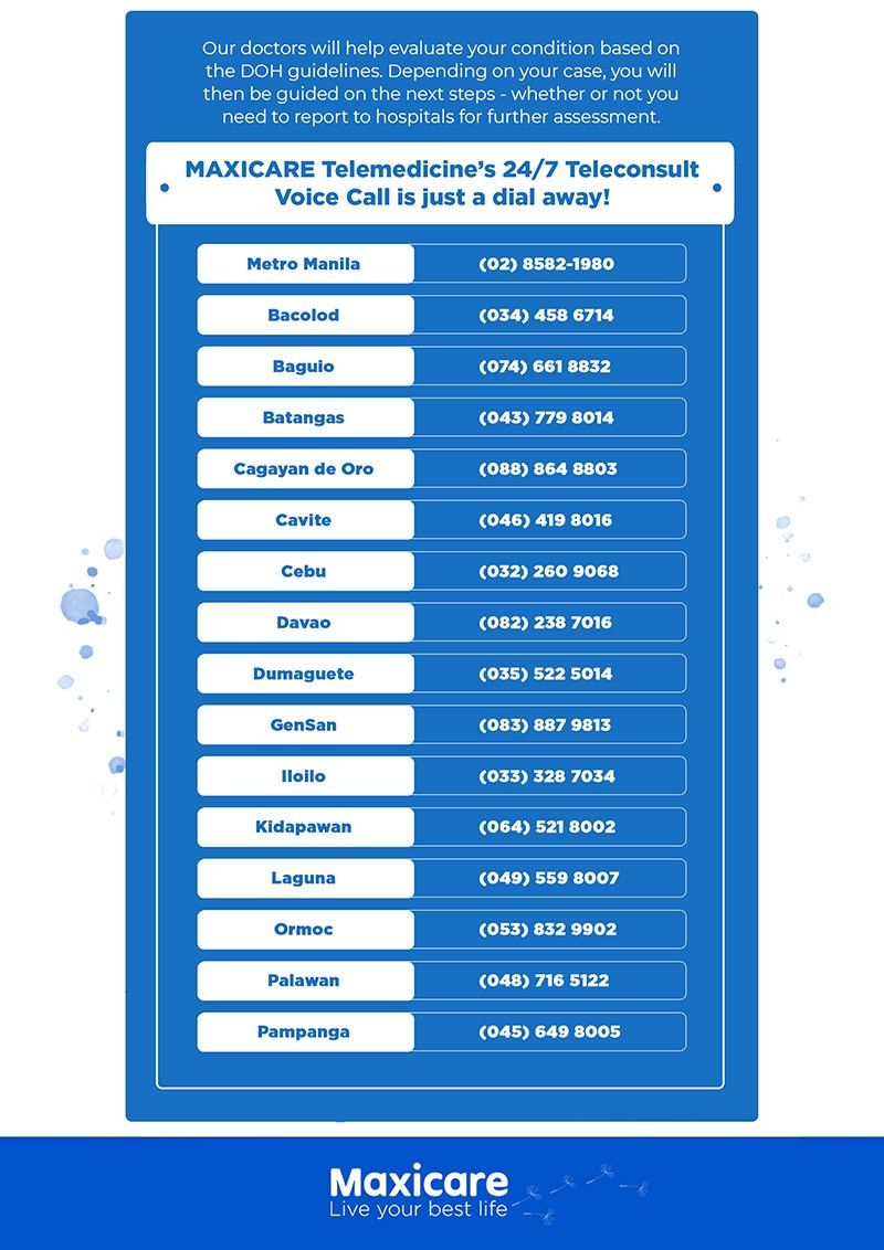 Maxicare 24/7 Teleconsult provides the safest way to do medical consultations