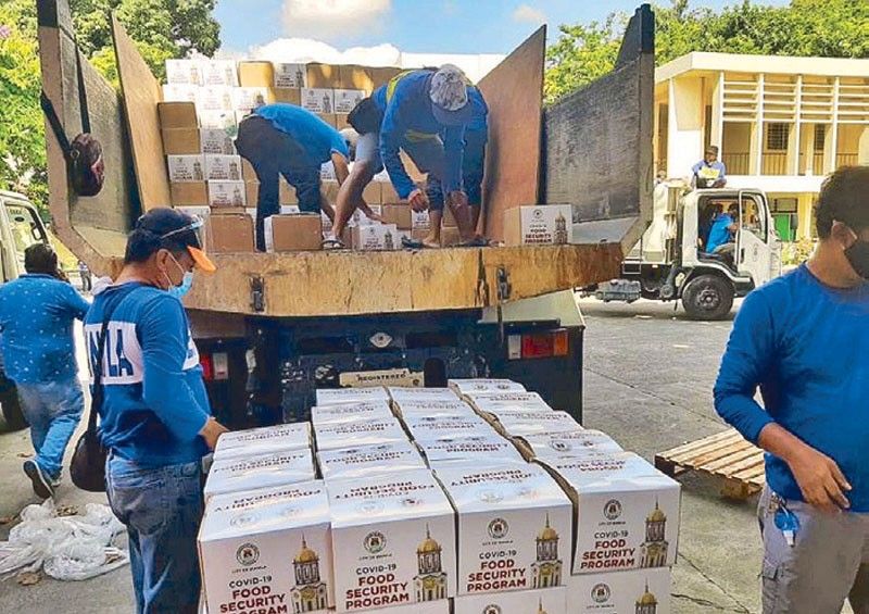 Manila resumes food aid distribution