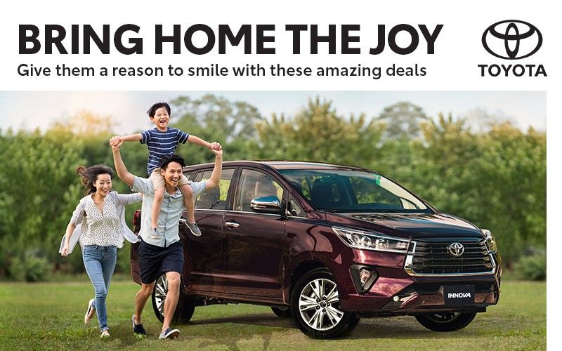 Bring home the joy on a new Toyota this April
