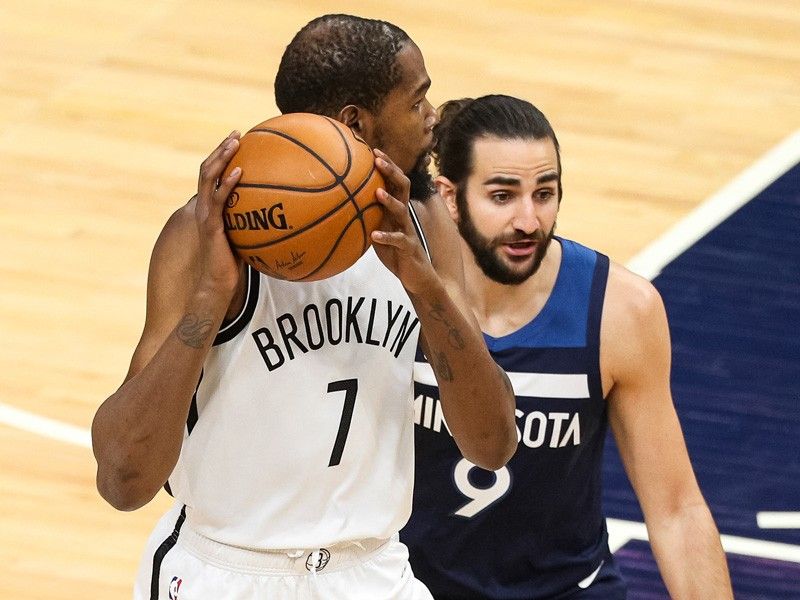 Durant drops 31 as Nets thump Timberwolves
