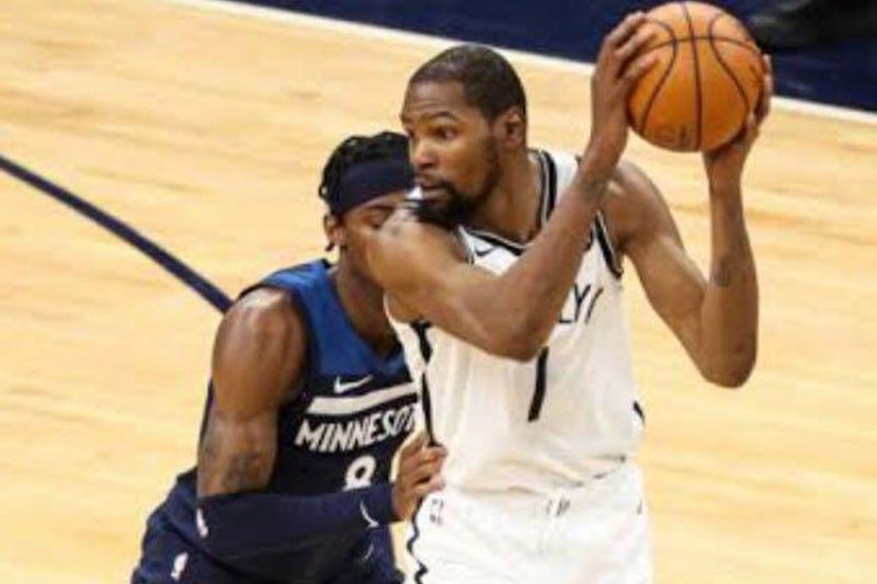 Nets dinurog ang Wolves sa pagbibida ni Durant