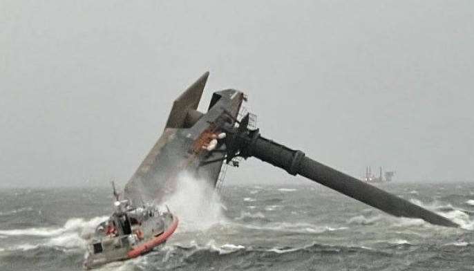 One dead, 12 missing after ship capsizes off southern US coast