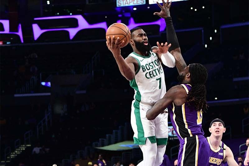 Boston thrashes short-handed Lakers as Davis nears return