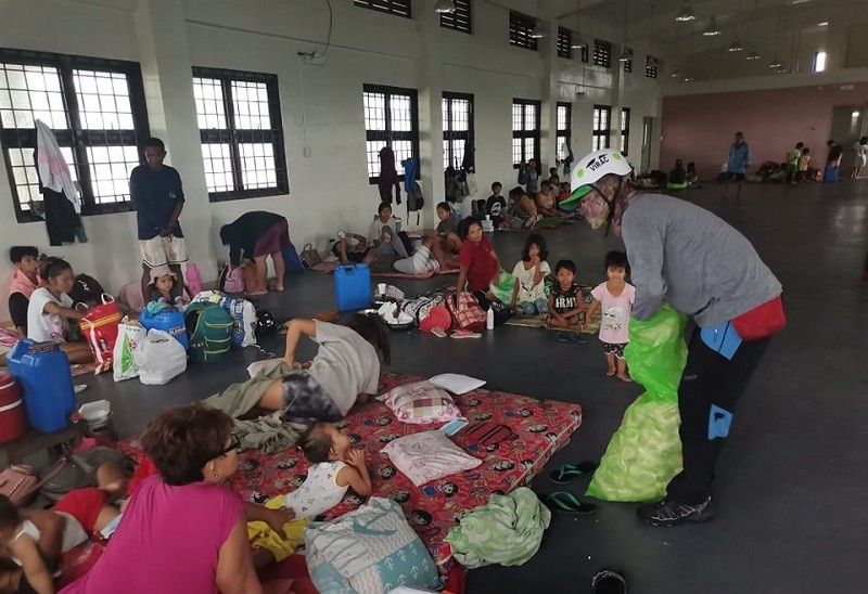 Evacuated COVID-19 patients dahil sa Typhoon Bising ipinahihiwalay